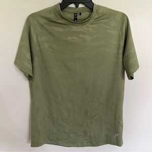 Men’s 1st Phorm Camouflage Short Sleeve Athletic Shirt Size Small Green